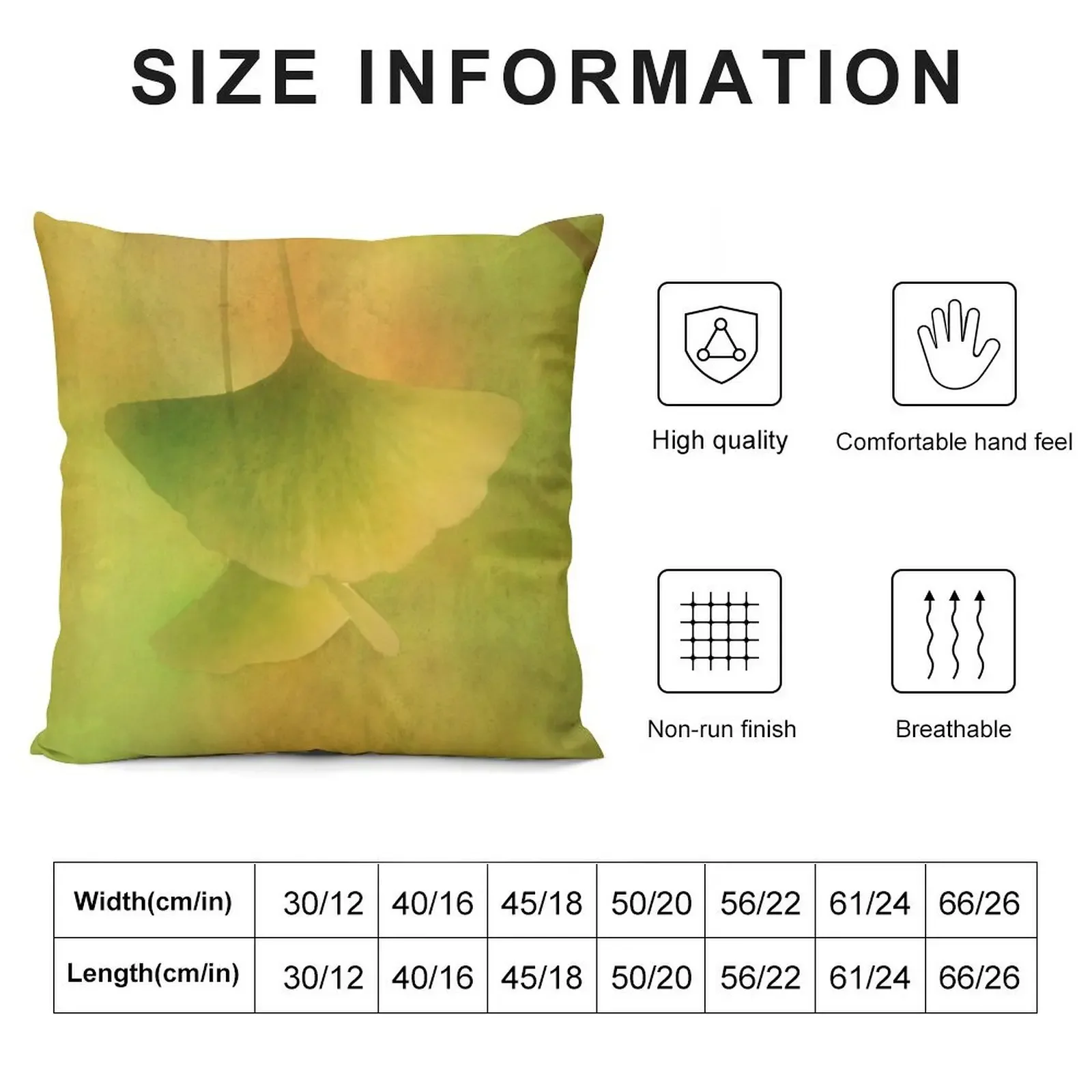 Декоративная подушка Gingko Love наволочка рождественская декоративная для дивана