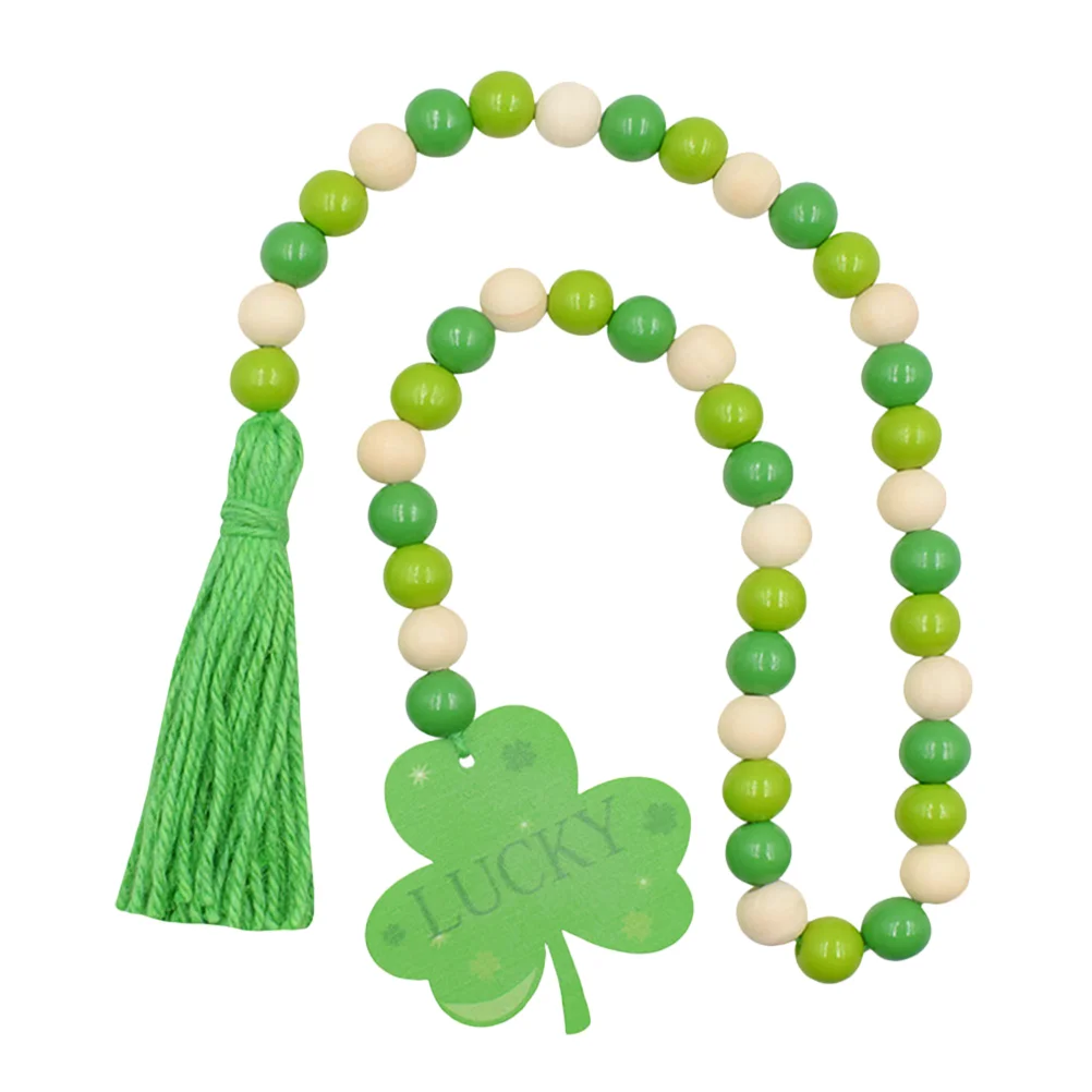 Ирландский шпагат бусины деревянные украшения настольная гирлянда аксессуары