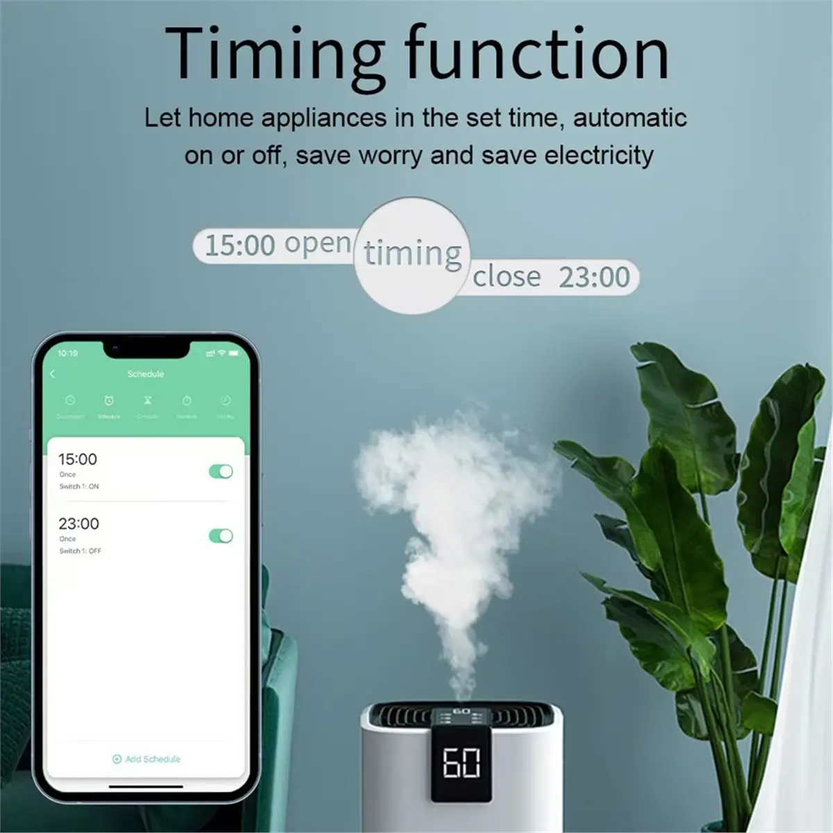 Фото Умная мини-розетка A08I, Wi-Fi-розетка для Apple HomeKit, Alexa и Google Assistant, сертифицирована MFi, без хаба, 2 штуки, американская вилка №1