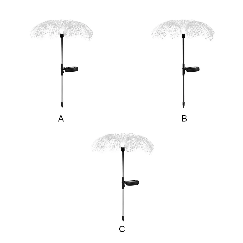 

Портативный Съемный садовый светильник на солнечной батарее, уличная лампа белого цвета для газона, патио, медузы, замена ландшафта