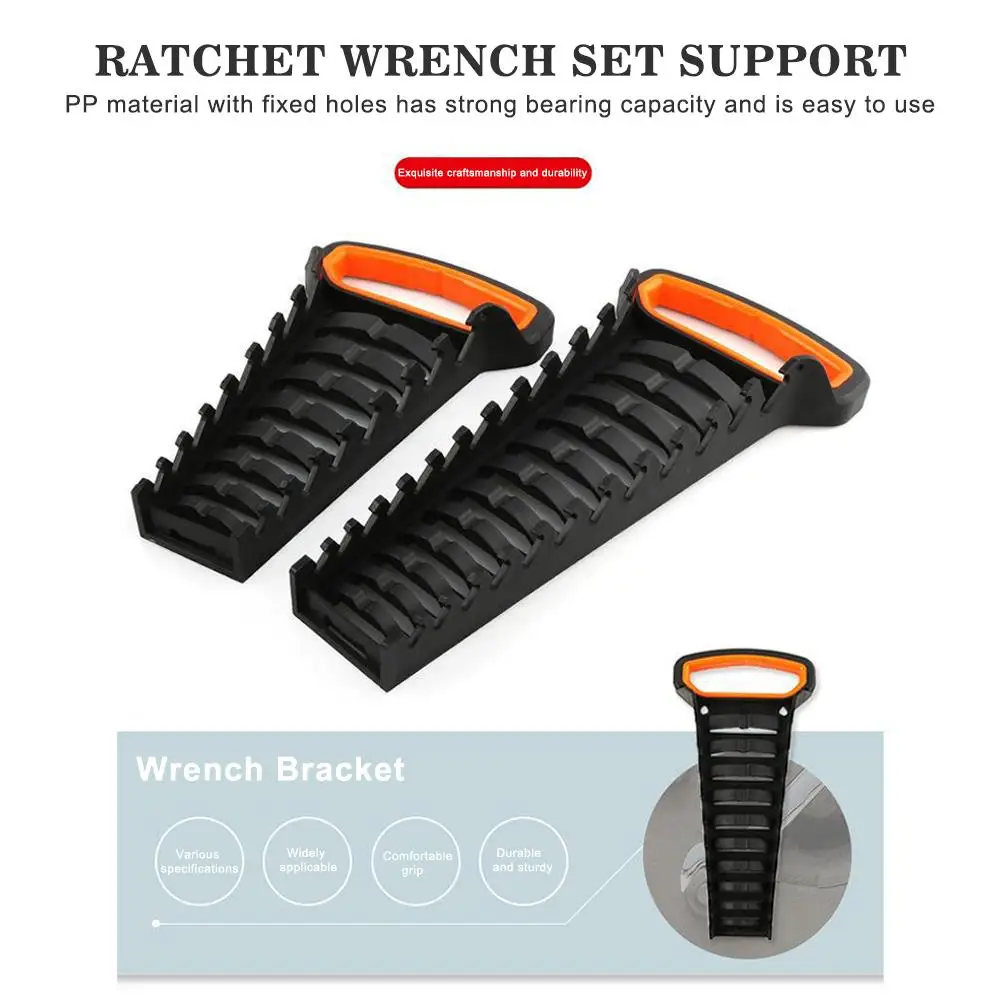 

Wrench Organizer Tray Tool Storage Rack Sorter Holder Spanner Cabinet Holder Organizer Hand Socket Mounted Plastic Wall Too L8E1