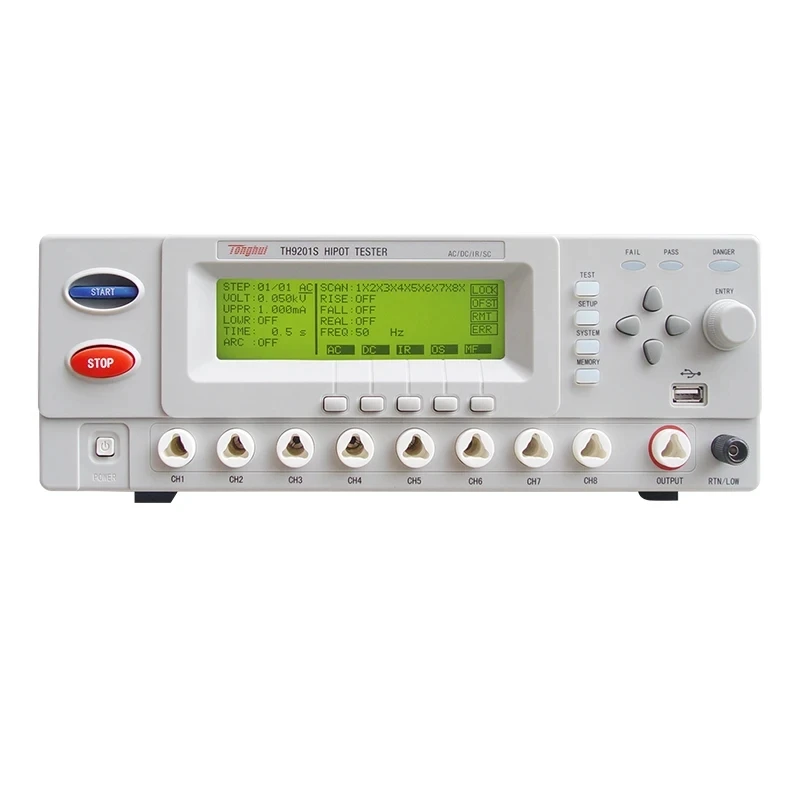 Фото Tonghui TH9200 Series TH9201 Hipot Tester Прибор для измерения выдерживаемого напряжения TH9201B TH9201C TH9201S, переменный ток: 5 кВ постоянного тока: 6 кВ ИК: 1 кВ №5