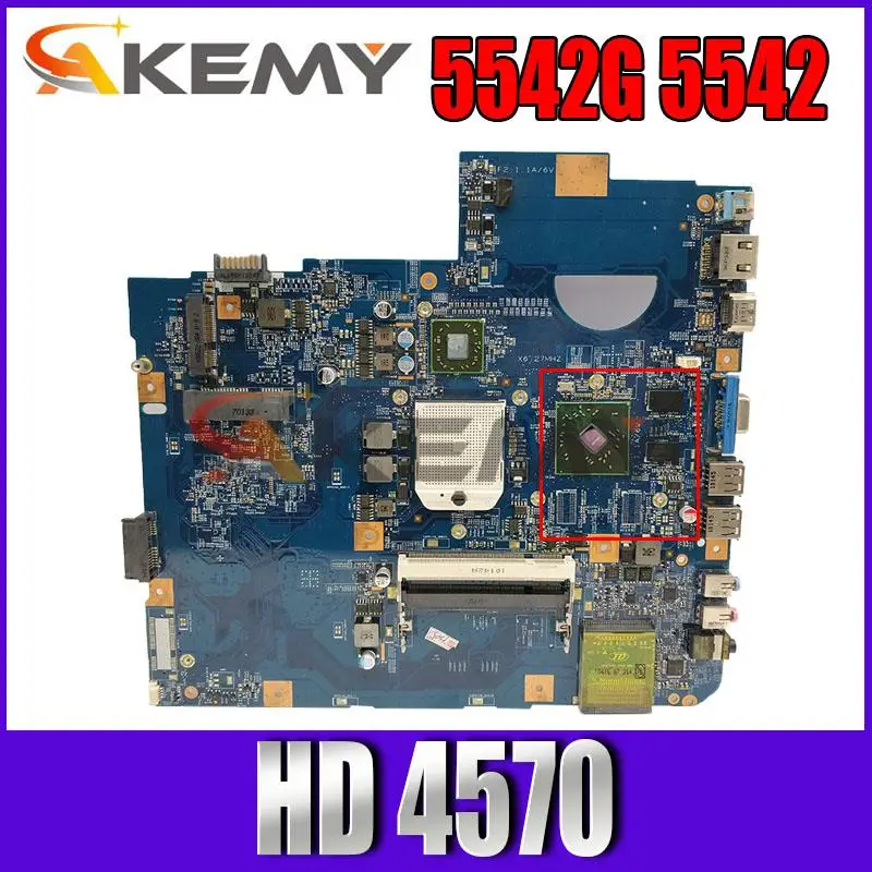 Материнская плата для ACER 5542 5542G-1757 488.4fn02. 011 b15qg01001 DDR2 Jlaptop системная 09927-1 JV50-TR8 qg01001 HD