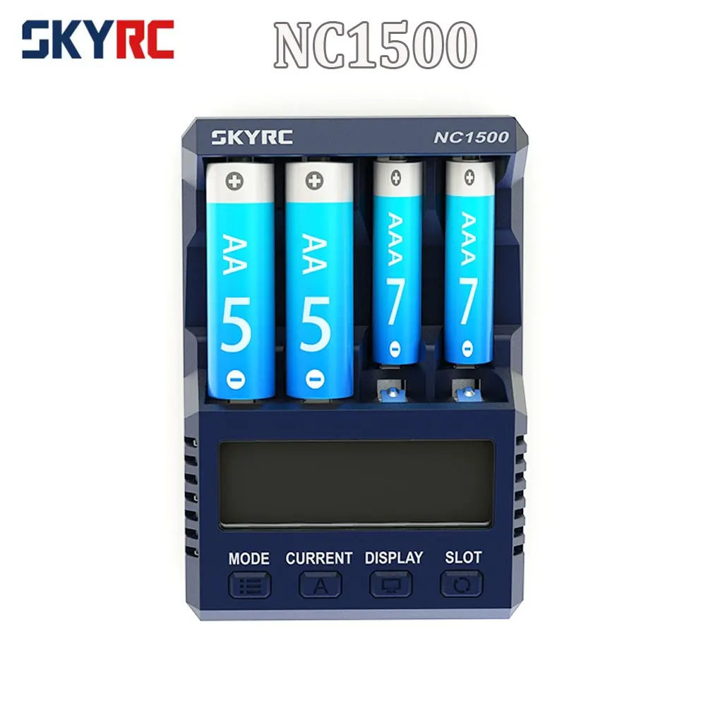 Анализатор заряда аккумуляторов SKYRC NC1500 AA/AAA для 4 AA NiMH перезаряжаемых батарей