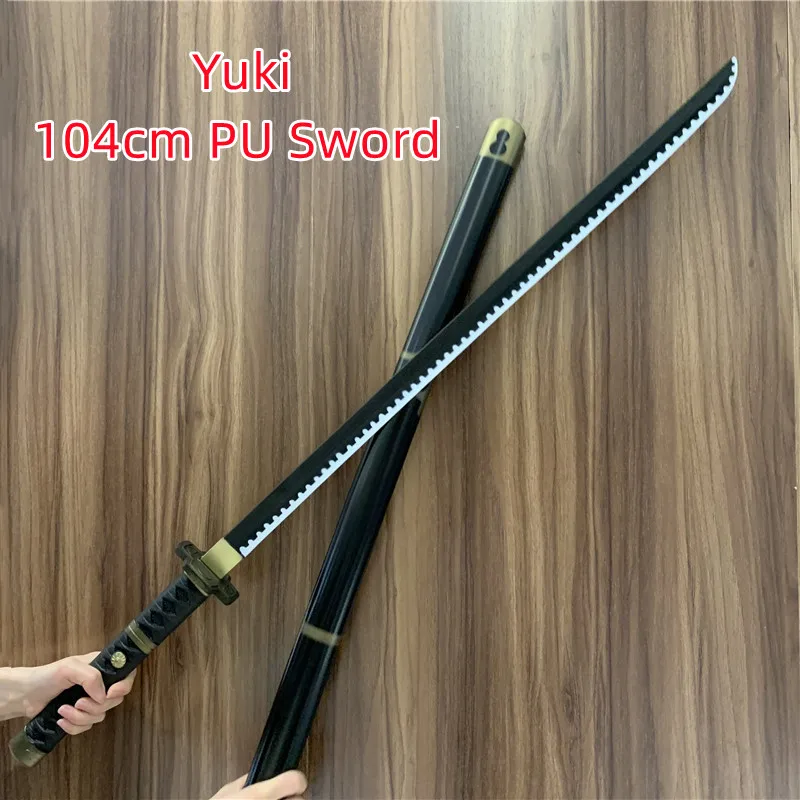 1:1 Косплей Черный Снежный самурайский меч Охотник пиратов тройной нож для