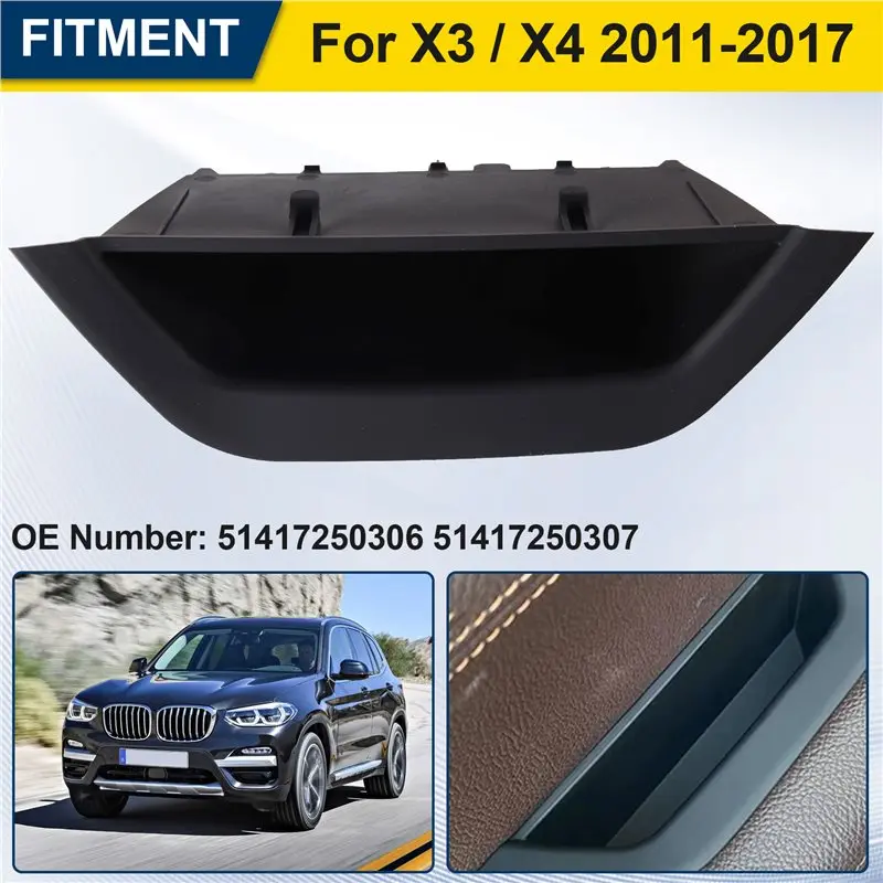 Фото Для BMW X3 X4: совместимый органайзер для дверной ручки, номера деталей 51417250306, 51417250307 - [ToolMr A83] №4