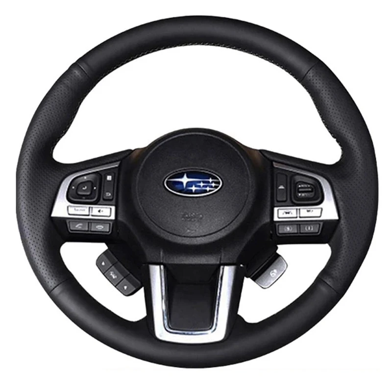

Сделай сам, натуральная кожа, черный цвет, для Subaru Legacy 2016 Outback 2015 2016 XV 2016 Forester 2016, интерьер