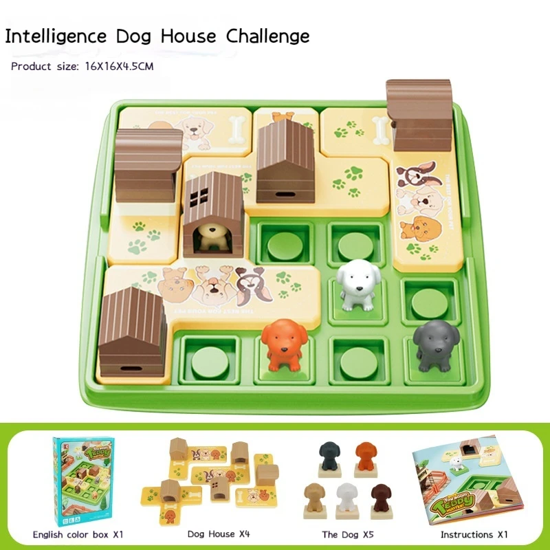 Настольная игра Peekaboo уровня 60 комната для собак головоломка строительные блоки