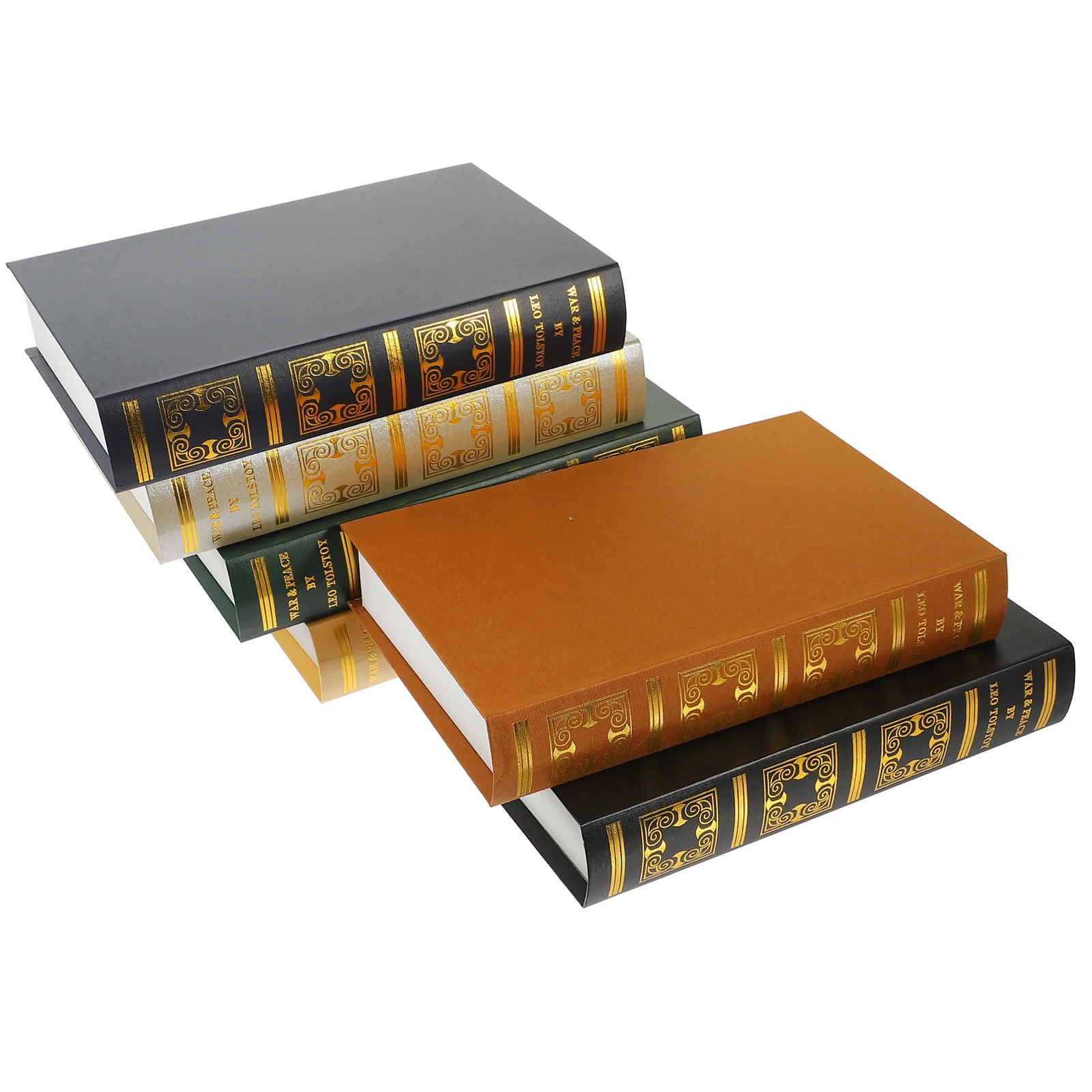 6 шт. европейские ретро-поддельные книги декоративные украшения домашняя