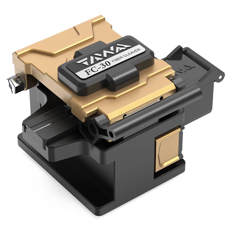 Handheld Optical Fiber Cleaver FC-30 Double Fixture Standard Less Than 0.5 Degrees With Tungsten Steel Blade
