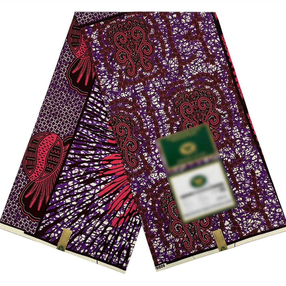 

Veritable Wax African Wax Fabric Nigerian Ankara Block Prints Batik Hollandaise Fabric Dutch Pagne 100% Cotton For Sewing VL-09