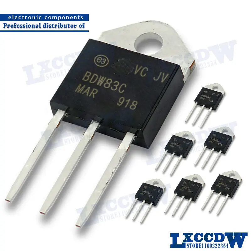 5 шт. BDW83C TO-3P BDW83 BDW84D BDW84 TO3P транзистор Дарлингтона 15 а 100 в vanxy Немедленная доставка