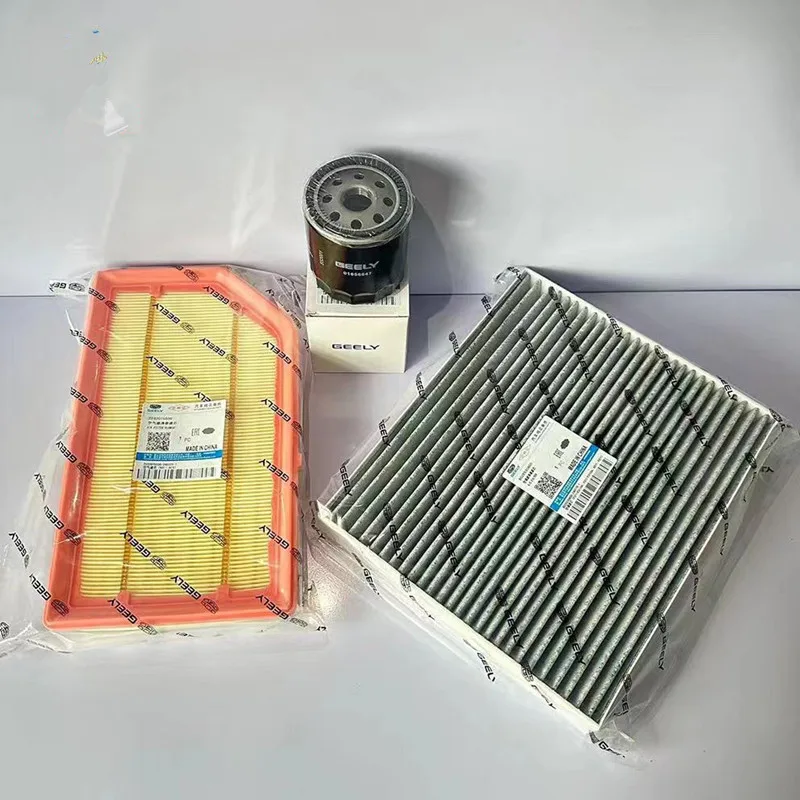 

Набор фильтров для 2024 Geely Galaxy L6 L7 1,5 T, Гибридный двигатель мощностью 1,5 T, воздушный фильтр, масляный фильтр и салонный фильтр, 3 шт./комплект
