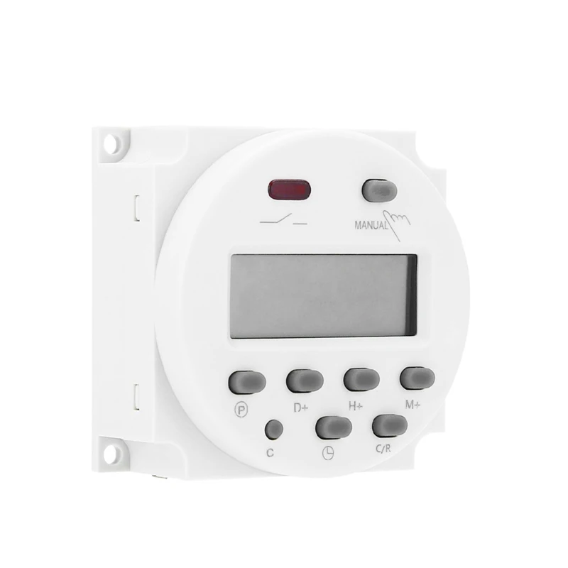 Таймер 220V 110V 24V 12V CN101A цифровой LCD таймер питания программируемый реле времени 16A