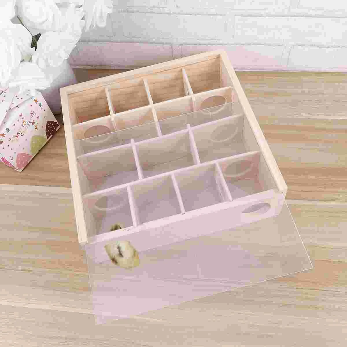 Деревянный лабиринт-туннель со стеклянной крышкой маленькие домашние животные