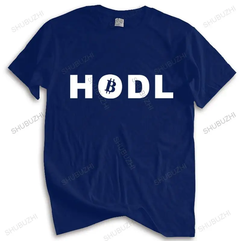 

Hot sale men brand t shirt summer cotton tshirt Bitcoin HODL T Shirt - Crypto Currency Satoshi Trading Lambo Moon drop shipping