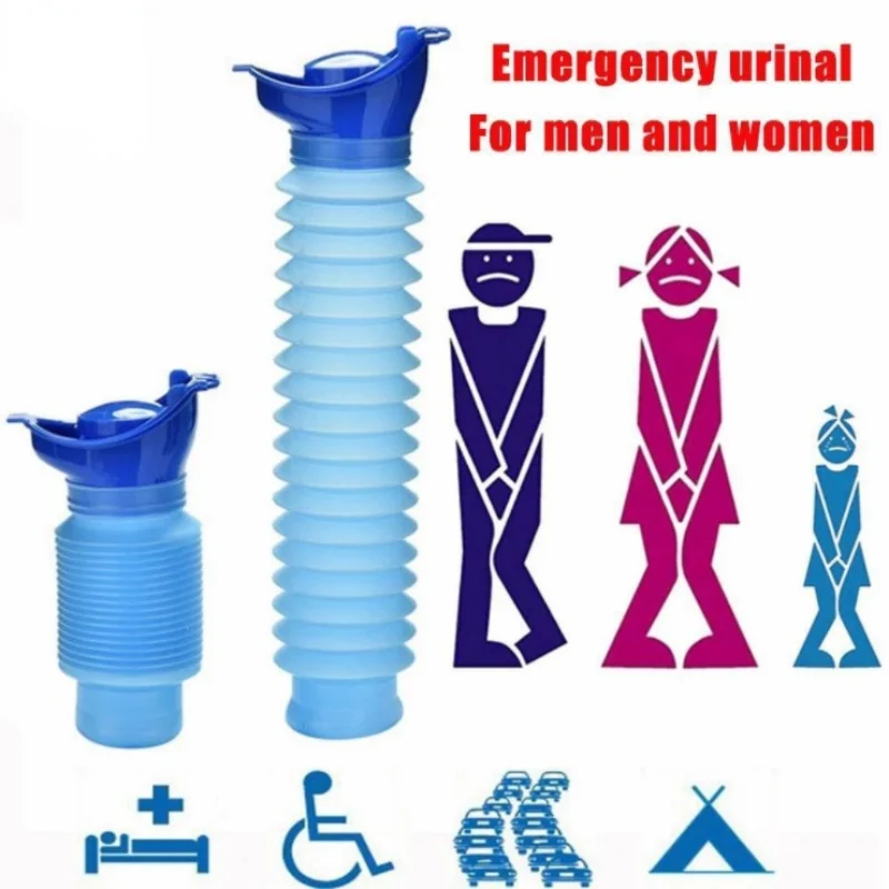 

Portable Urine Bag Women Men Children Outdoor 750ML Mini Toilet for Travel Camp Hiking Reusable Toilet Potty Pee Urine Bottle