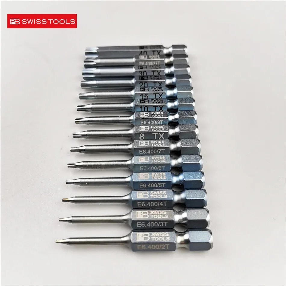 

10 шт. Swiss PB Precision Star Plum Blossom Bit PB E6 400/1/2/3/4/5/6/7/8/9/10/15/-50
