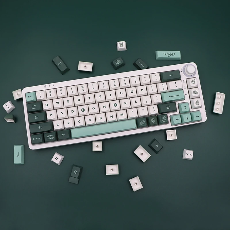 Колпачки для клавиш ботанического сада pbt Dye Sub Keycap переключателей MX механическая