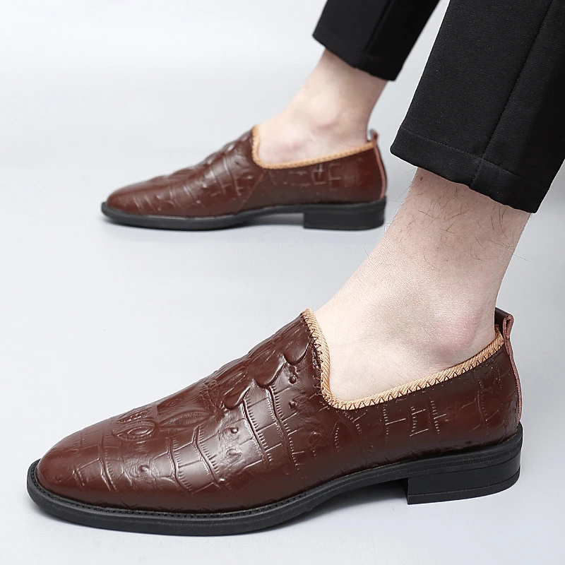 

Мужские кожаные туфли ручной работы, черные, белые лоферы, повседневная обувь для водителя, 2023