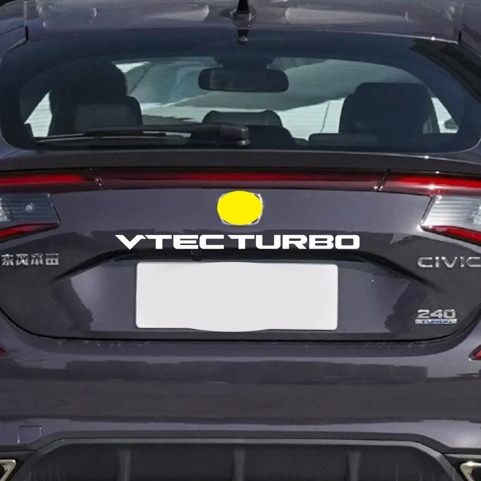 VTEC TURBO Viny Наклейка на лобовое стекло автомобиля для Honda Civic Fit Jazz JDM Typer R аксессуары