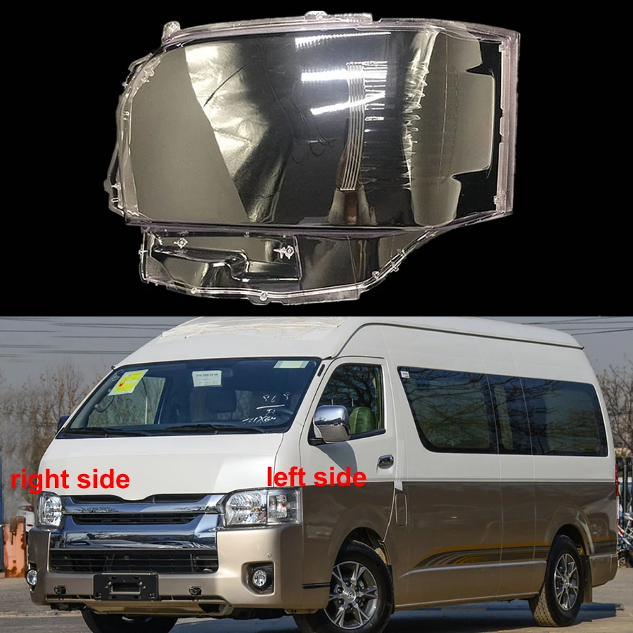 

Автомобильные аксессуары для Toyota Hiace 200 2005-2010, крышка для объектива фары, корпус фары, абажур, прозрачная затеняющая маска из оргстекла
