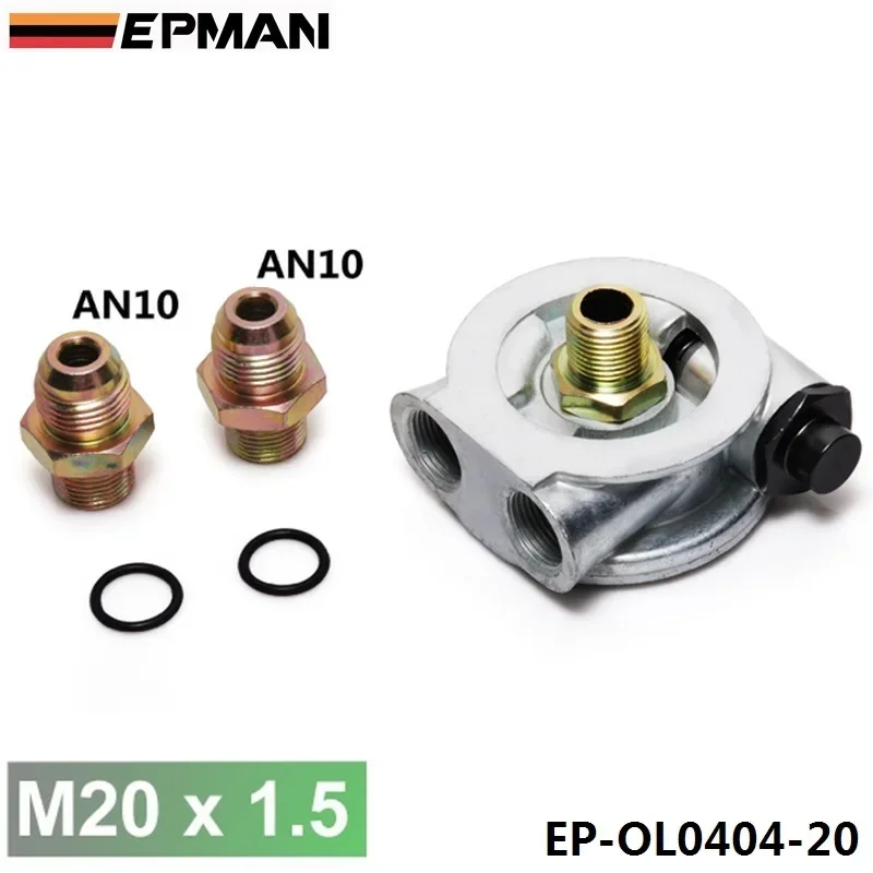 

Сэндвич-пластина фильтра масляного радиатора + адаптер термостата (AN10 или AN8) фитинги EP-OL0404