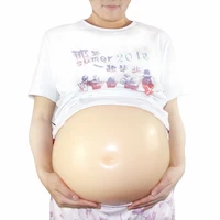 silicone fake belly maternity props for men and women role play soft fake pregnant belly for stage actors drag performer