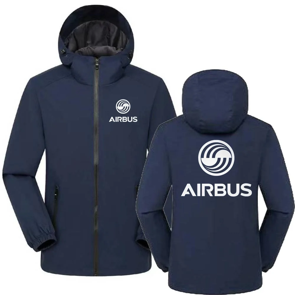 Мужская и женская лыжная ветровка AIRBUS AVIATION Flight A320 толстовки с капюшоном куртки