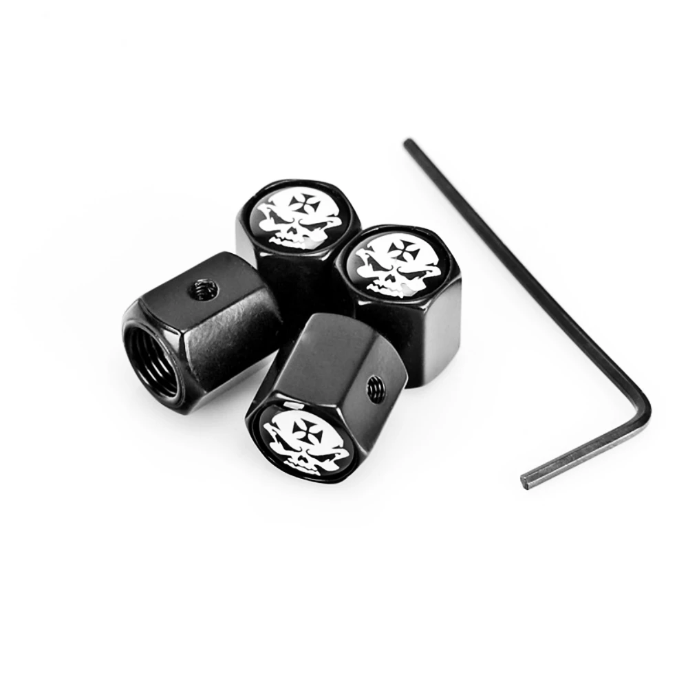 4 Pcs Automobile Accessories Anti-Theft Dust Air Tires Stems Valves Caps for Ram Caliber Avenge Charger Viper Durango Journey |