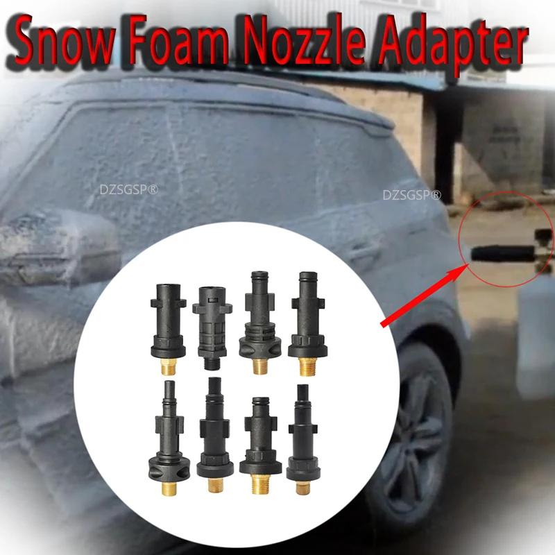 

Generator Snow Foam Lance for Karcher Plastic Bayonet Fitting Adapter AR Bosch Sun Joe Sterwins Pressure Washer Foam Nozzle Foam