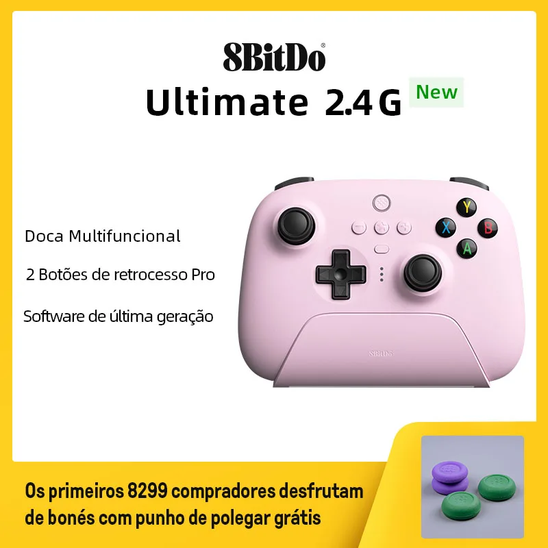8BitDo - Ultimate Wireless 2.4G Gaming Controller with Charg