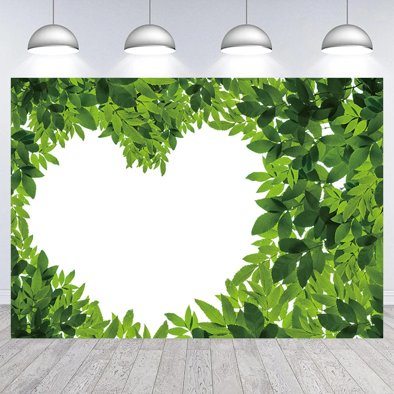 

Summer Green Leaves Grass Wall Decor Photography Background Newborn Children Birthday Party Baby Shower Wedding Scene Backdrop