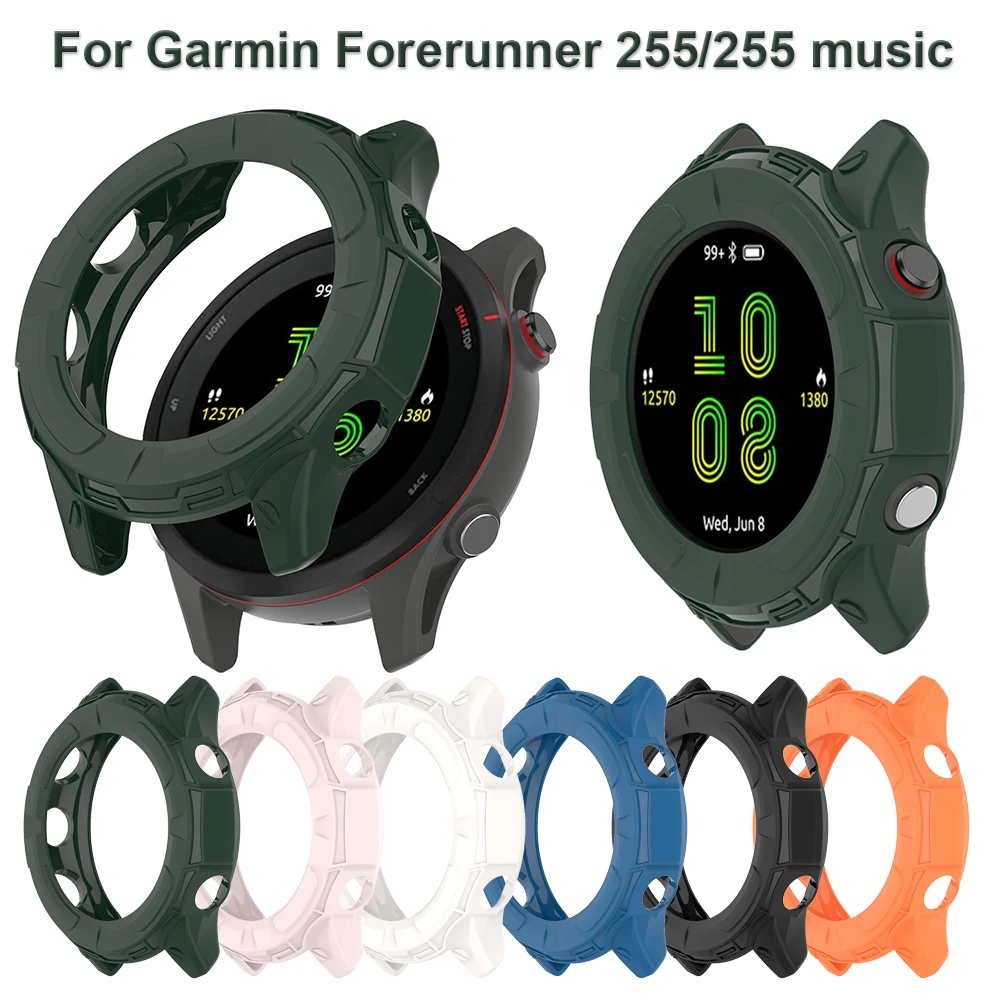 

Мягкий защитный чехол из ТПУ для смарт-часов Garmin Forerunner 255, защитный чехол-бампер для смарт-часов garmin 255, чехол для часов