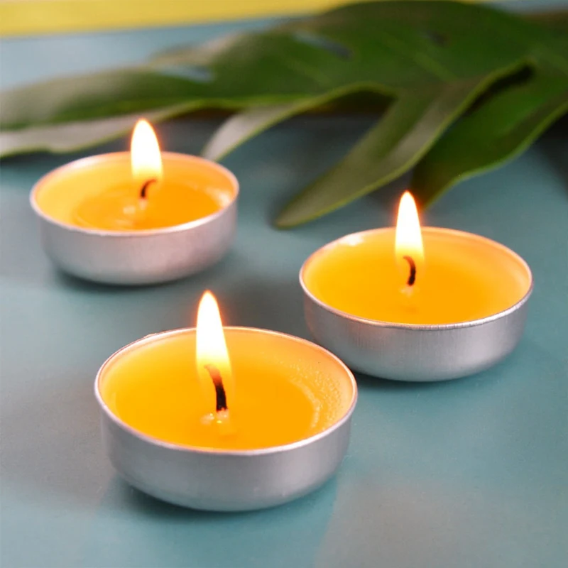 

10pcs Set Best Citronella Candles Outdoor Anti Mosquito Burning 8 Hours 100% Natural Soy Wax Plant Essential Tea Light Candle
