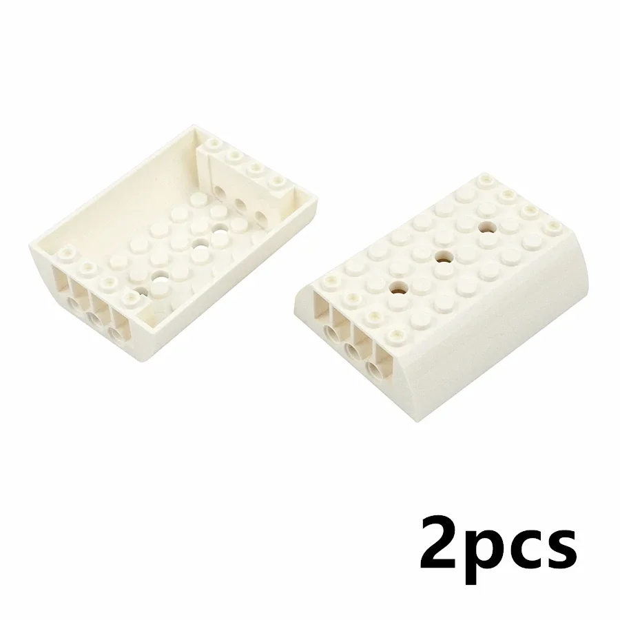 MOC технический строительный блок 8x6x2 изогнутые специальные кирпичи 8x8x2