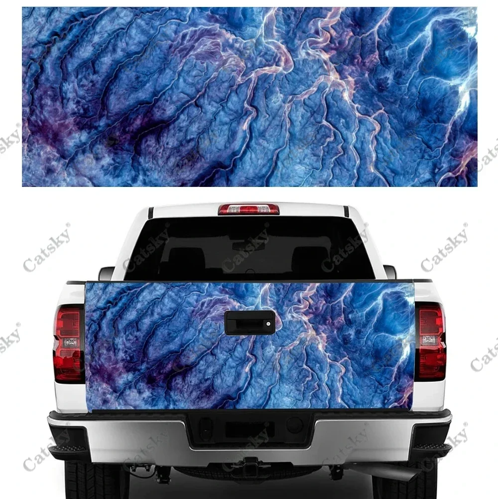 Абстрактный геометрический векторный автомобильный стикер для заднего вида