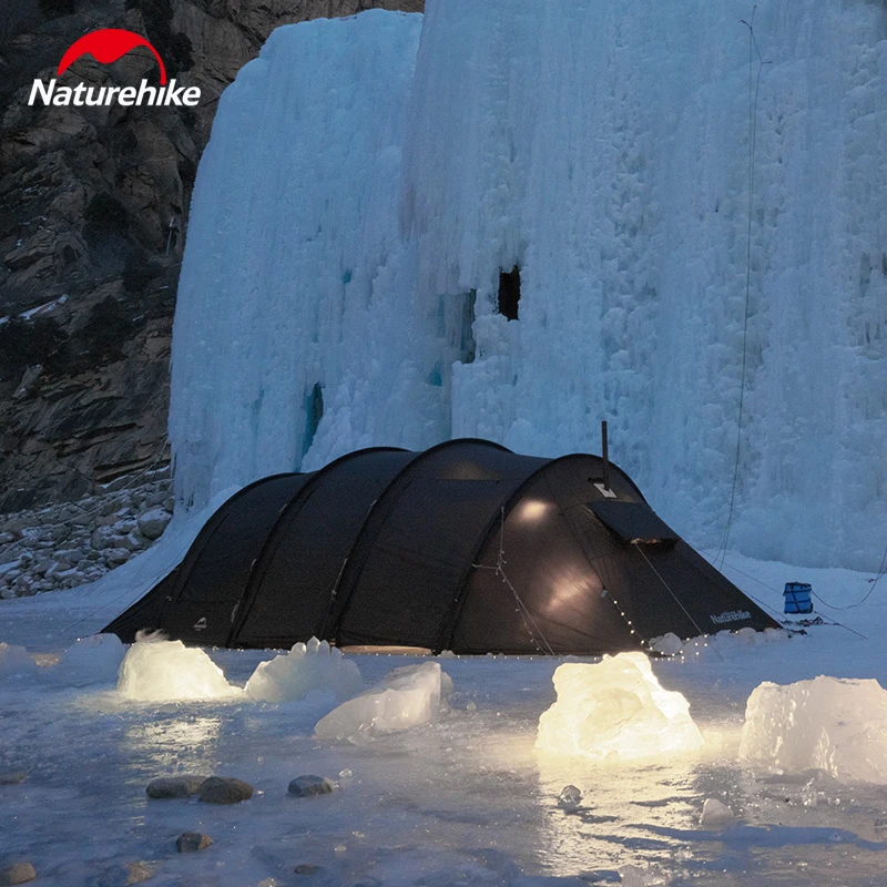 Палатка-туннель Naturehike с 4 Штангами водонепроницаемая ветрозащитная нейлоновая