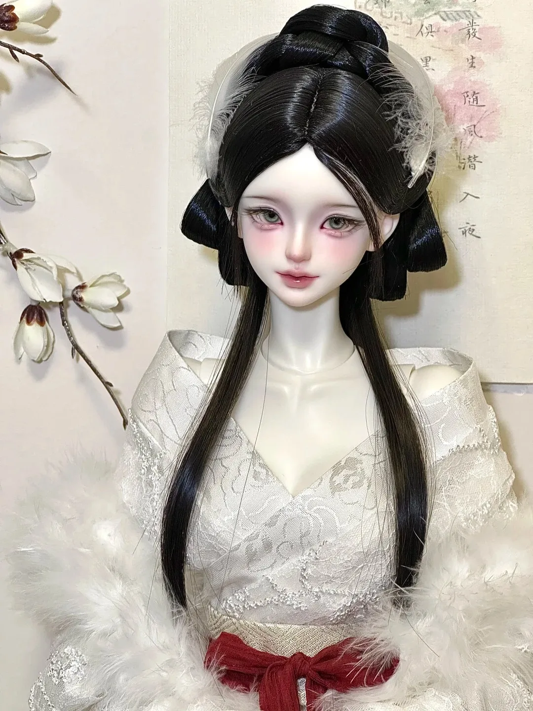 Фото Новая кукла BJD 1/3 Xiaoshu Tianxie, красивая женщина, высококачественный макияж, голова из смолы, игрушка-подарок, кукла-ангел с макияжем в наличии. №1