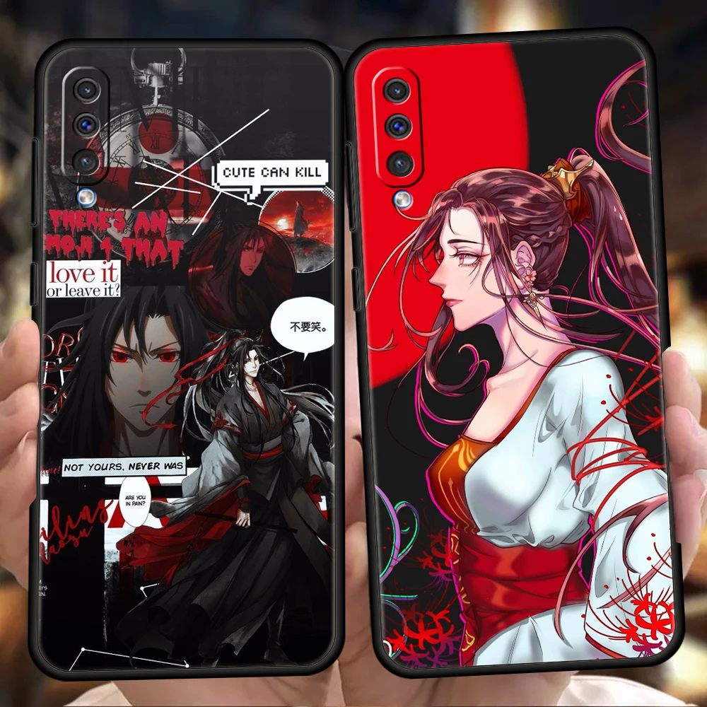 

Mo Dao Zu Shi Phone Case For Samsung Galaxy A12 A22 A50 A70 A20 A10 A40 A42 A52 A20S A02 A03 A04 5G Black Silicone Cover Fundas
