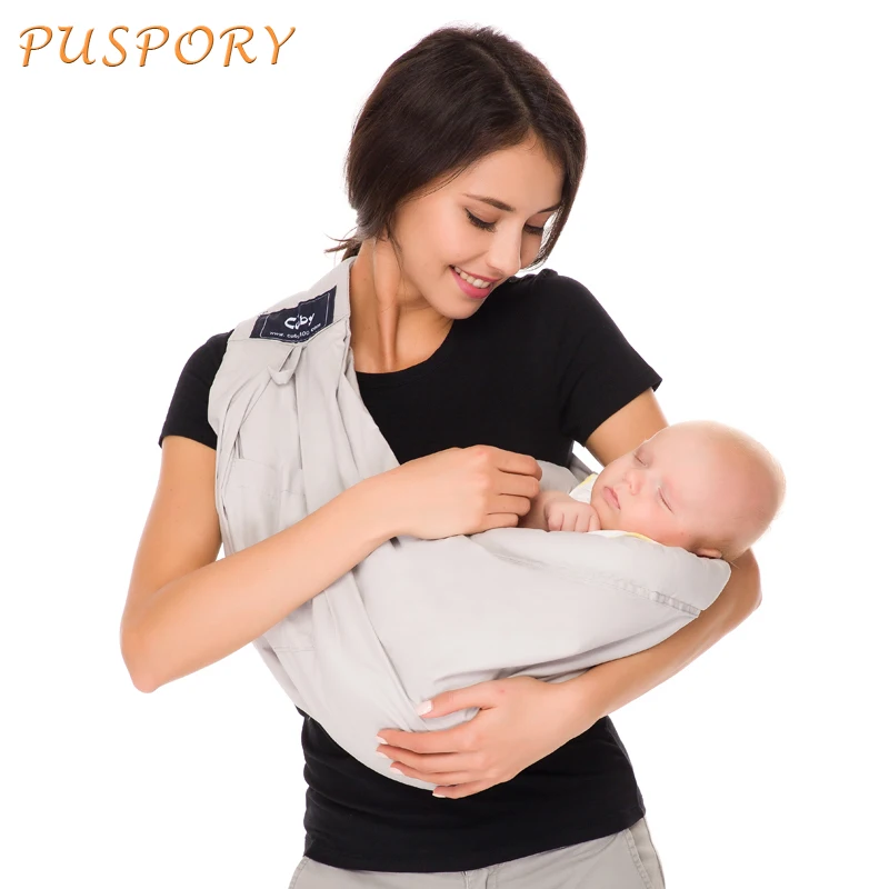 

Слинг для новорожденных из 100% хлопка, переноска для мамы, переноска для сна, многофункциональная легкая горизонтальная переноска для новор...