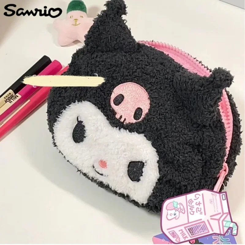 

Sanrio Anime Peripheral Cartoon Kawaii Cute My Melody Cinnamon Roll Kulomi ins Stationery Box Creative Pen Case Gift Wholesale