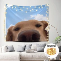 funny this is cute dog tapestry custom pet tapestries aesthetic for living room cloth kawaii wall korean home decoration diy