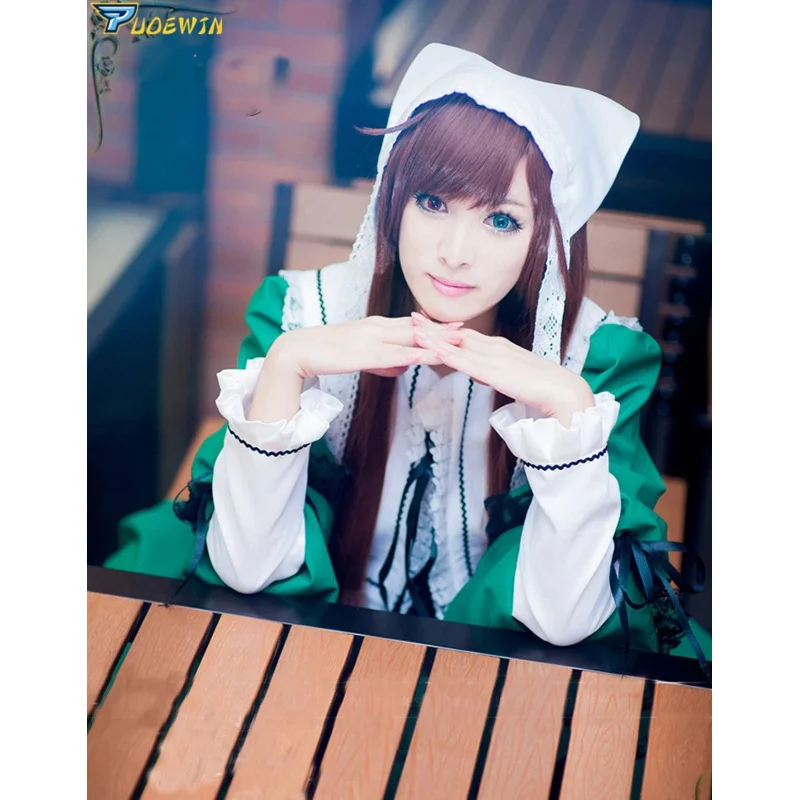 y Maiden SuiSeiSeki przebranie na karnawał zielona sukienka Halloween Jade Stern Sui seki