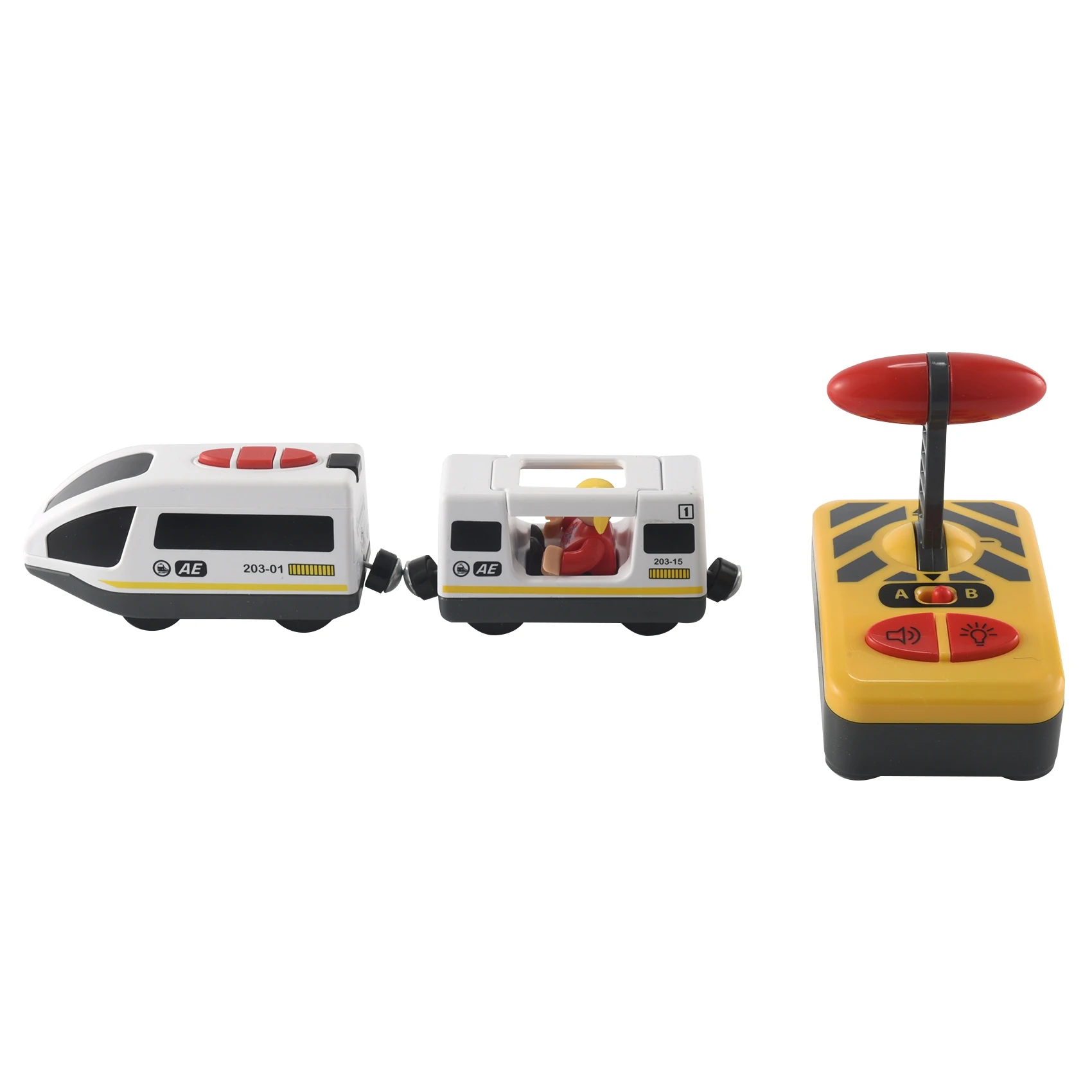 

Электрический поезд с дистанционным управлением, совместимый с деревянной игрушкой