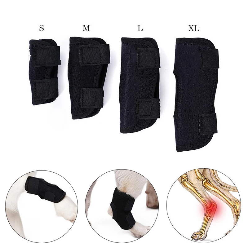 

Pet Knee Pads Brace For Leg Jumping Joint Wrap Breathable Injury Repair Legs Dog Protector Support Protects Bandage