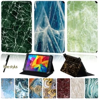 universal leather tablet case for 7810 1 samsung galaxy tab 10 1 tab 10 1 ltetab 2tab 3tab 4 marble pattern stand cover