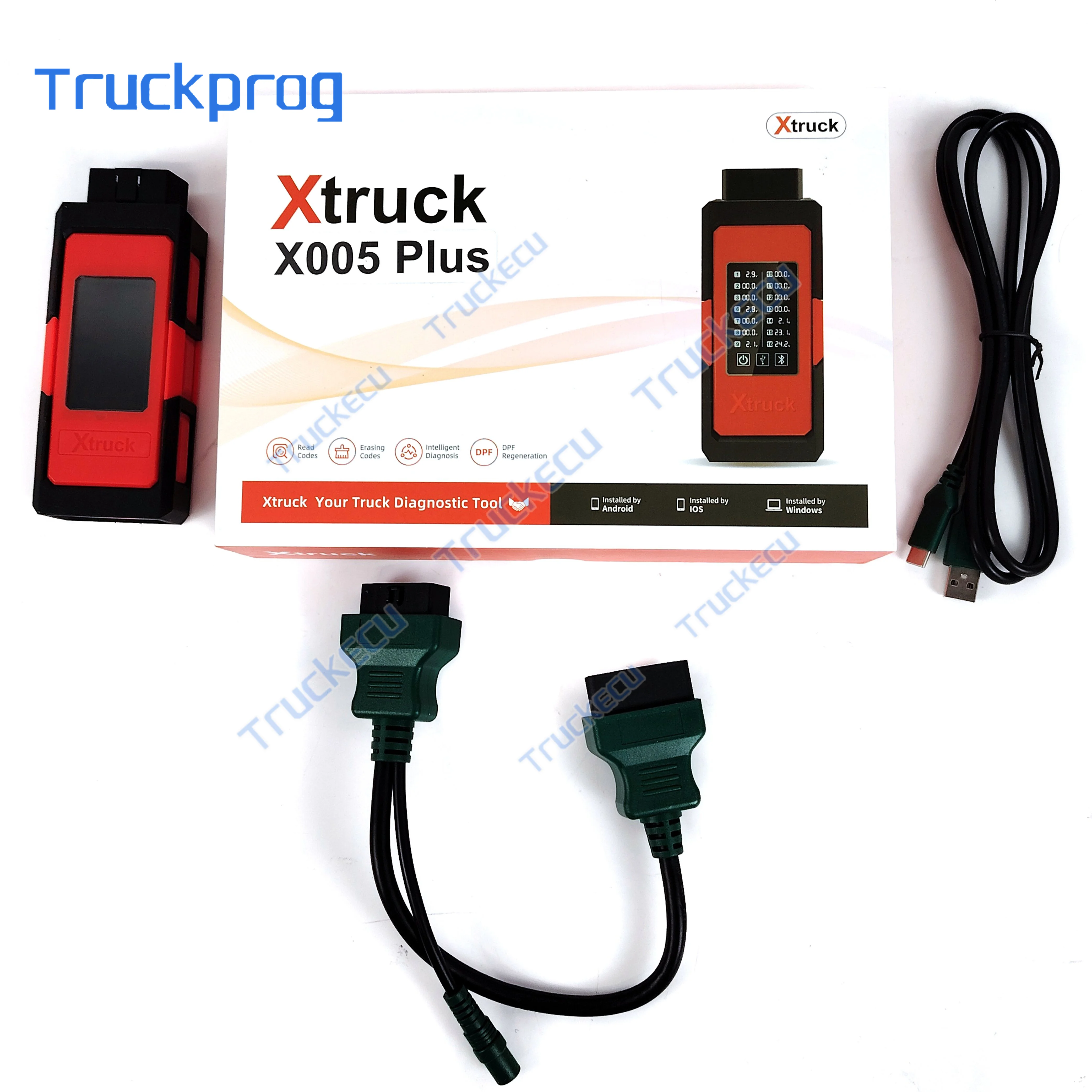 X005 Plus принудительная регенерация DPF диагностический инструмент считывания