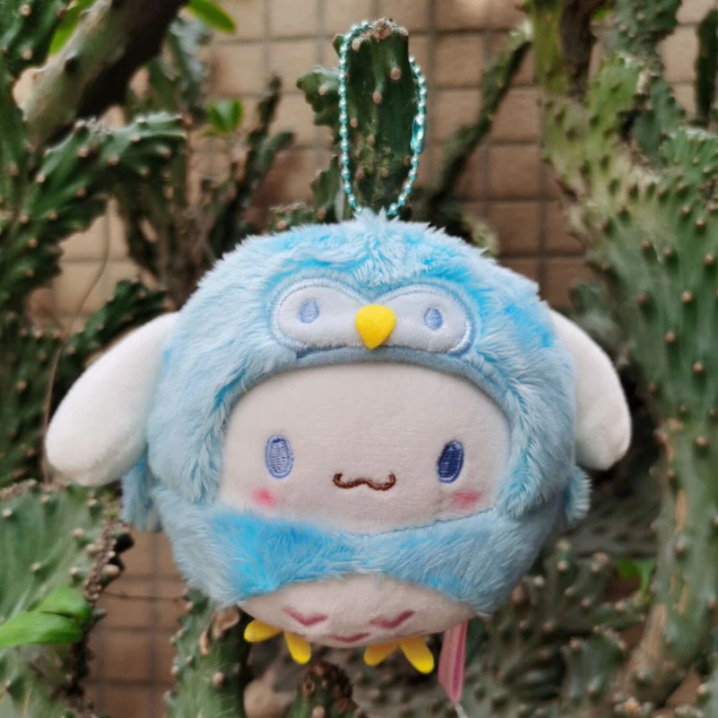 

Sanrio Turned Into An Owl Series Cute Cinnamoroll My Melody Kuromi Plush Doll Anime Cartoon Doll Kawaii Pendant Birthday Gift