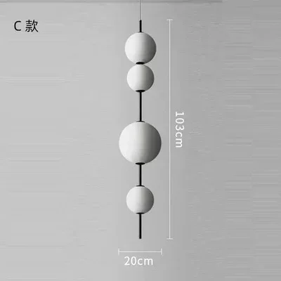 

Подвесная люстра JIANKEXING белая 4 головки